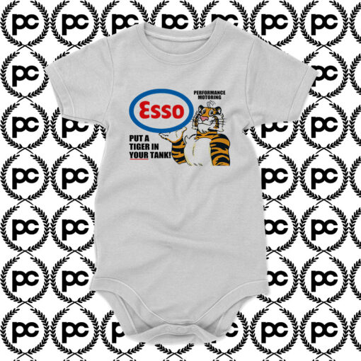 Esso Put A Tiger In the Tank Custom Baby Onesie