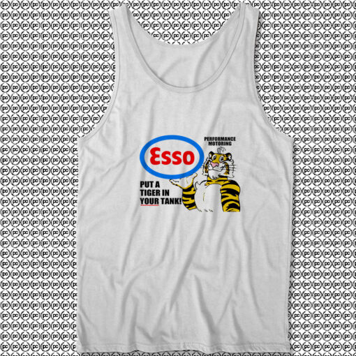 Esso Put A Tiger In the Tank Custom Unisex Tank Tops