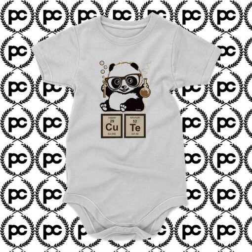 Funny Chemistry Panda Baby Onesie