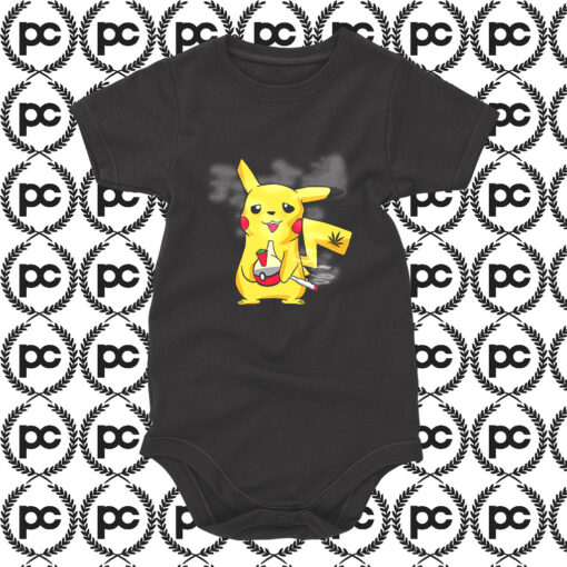 Funny Pokemon Parody Weed Baby Onesie