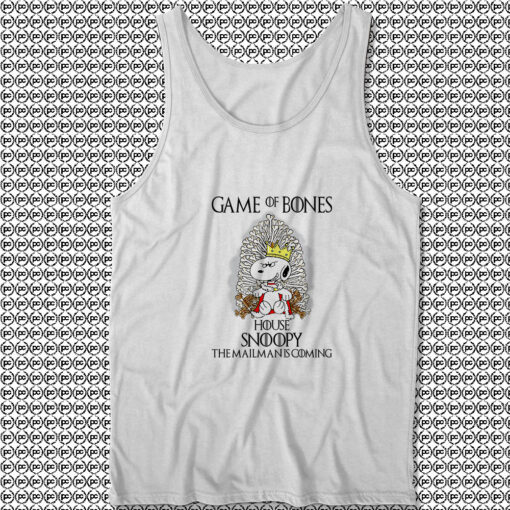 Game Of Bones House Snoopy Unisex Tank Tops