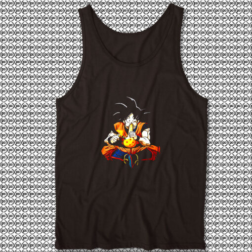 Goku Anime Fighter Smoking Funny Unisex Tank Tops