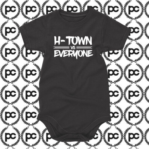 H Town Vs Everyone Baby Onesie