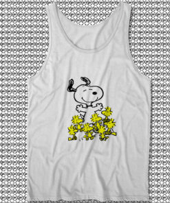 Happy Snoopy Peanuts Unisex Tank Tops