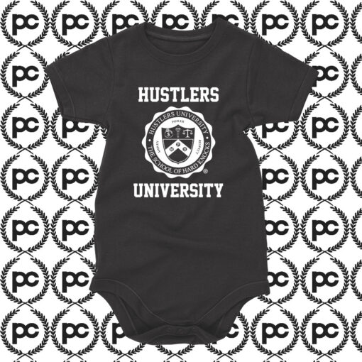 Hustlers University Vintage Baby Onesie