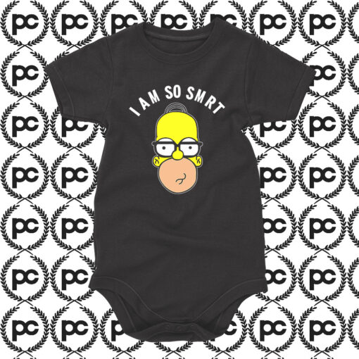 I Am So Smart Simpsons Baby Onesie