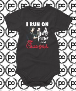 I Run On Harry Potter And Chick Fil A Baby Onesie