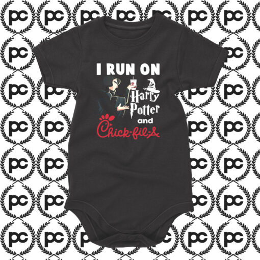 I Run On Harry Potter And Chick Fil A Baby Onesie