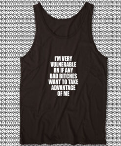 Im Very Vulnerable Lmao Unisex Tank Tops