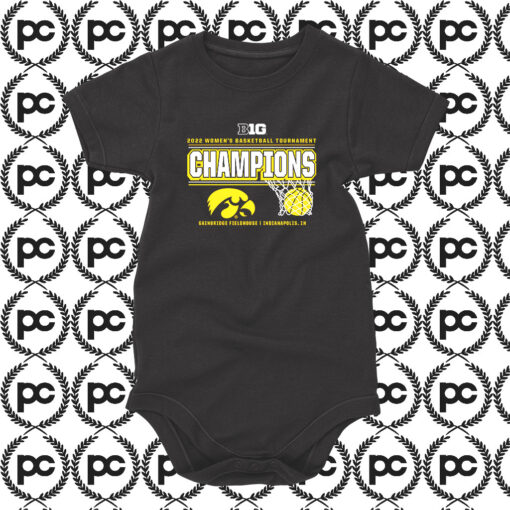 Iowa Hawkeyes 2022 Big Ten Baby Onesie