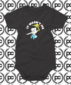 It Wasnt Me Pinocchio Long Nose Disney Baby Onesie