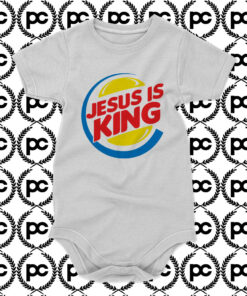 Jesus Is King Burger King Baby Onesie