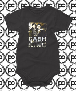 Johnny Cash X Elvis Cash Baby Onesie