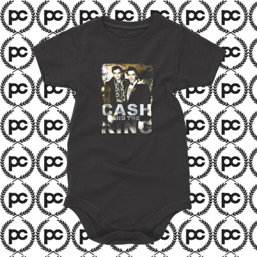 Johnny Cash X Elvis Cash Baby Onesie