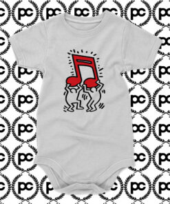 Keith Haring Music Dance Baby Onesie