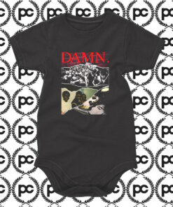 Kendrick Lamar Album Collage Baby Onesie