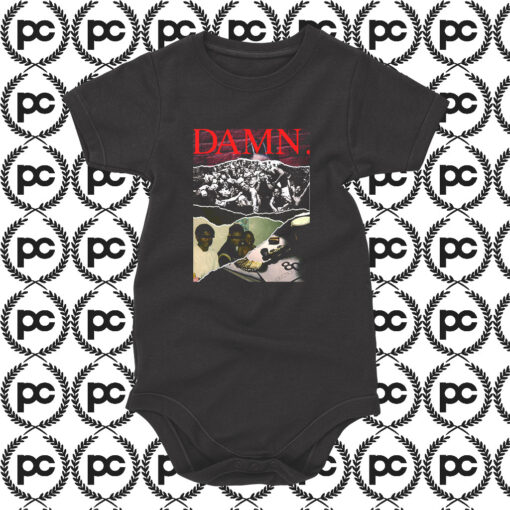 Kendrick Lamar Album Collage Baby Onesie