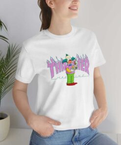 Krusty the Clown Thrasher T Shirt Model 3