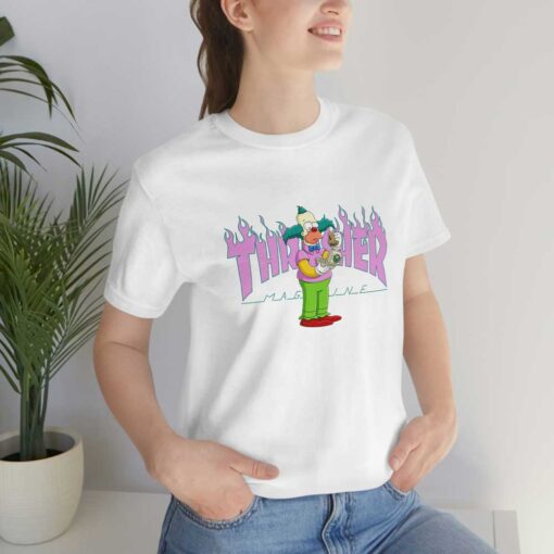 Krusty the Clown Thrasher T Shirt Model 3