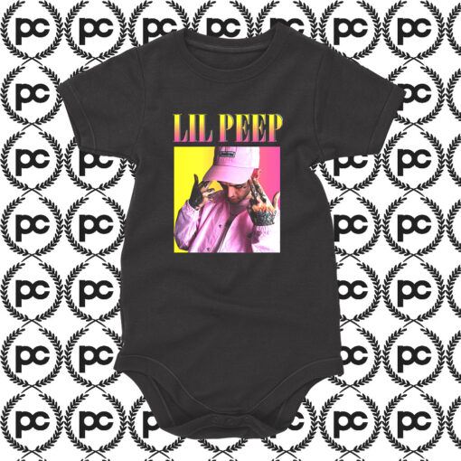 Lil Peep Homage Rapper Baby Onesie