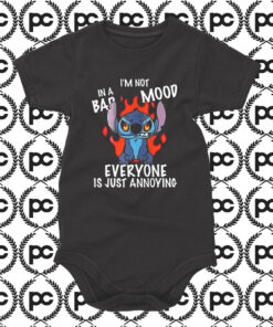 Lilo Stitch Im Not Bad Mood Baby Onesie