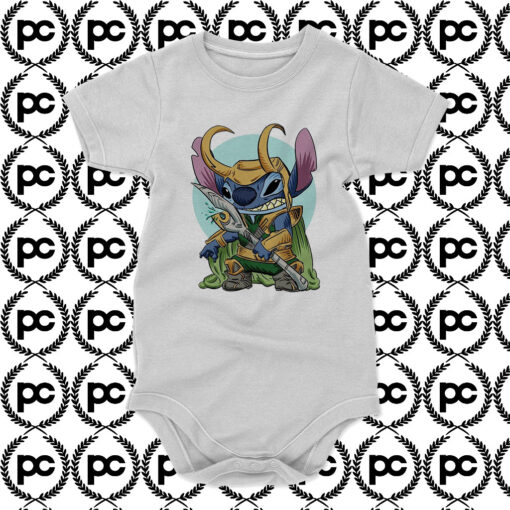 Lilo Stitch Loki Funny Baby Onesie