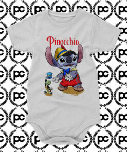 Lilo Stitch Pinocchio Funny Baby Onesie