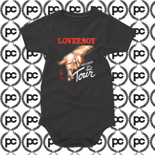 Loverboy Get Lucky Tour 1982 Album Baby Onesie