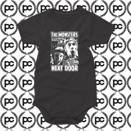 MONSTERS NEXT DOOR Baby Onesie