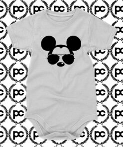 Mickey Mouse Sunglasses Baby Onesie