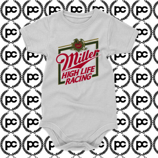 Miller Beer High Life Racing Baby Onesie