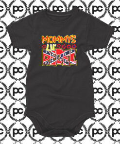 Mommys Lil Rebel Colorful Baby Onesie