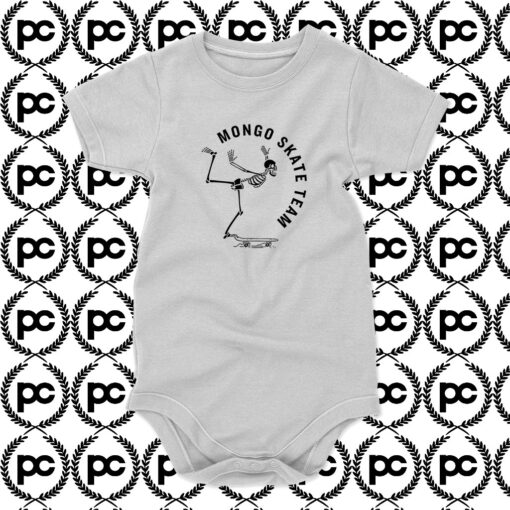 Mongo Skate Team Skeleton Baby Onesie