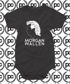 Morgan Wallen Silluet Baby Onesie