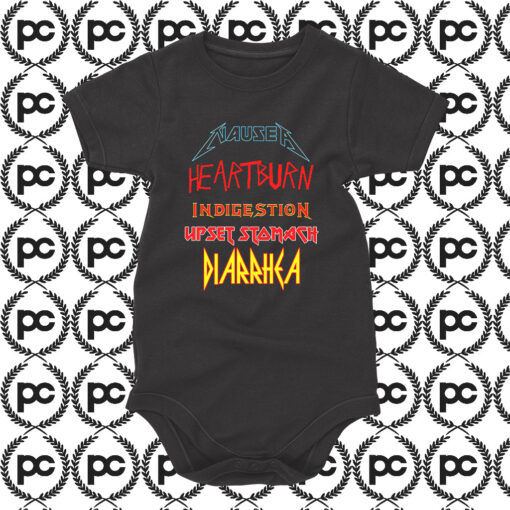 Nausea heartburn indigestion upset stomach diarrhea Baby Onesie