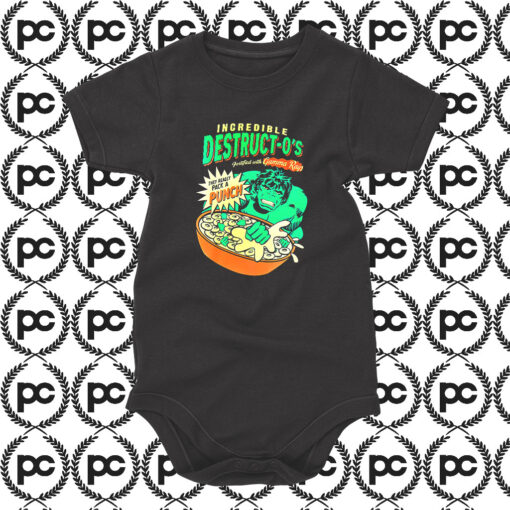 New Hulk Cereal Ad Baby Onesie