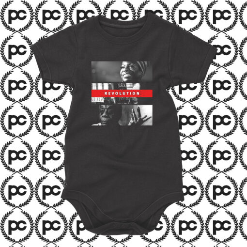 Nina Simone and James Baldwin Black Lives Matter Baby Onesie