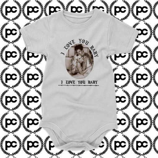 Pam and Tommy I Love You Baby Baby Onesie