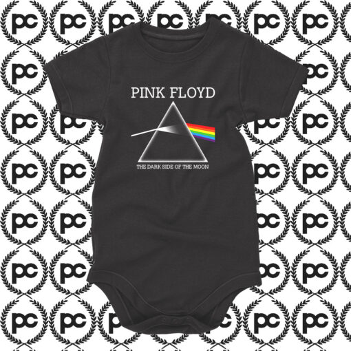 Pink Floyd the Dark Side of The Moon Black Baby Onesie