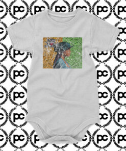 Poetic Justice Janet Jackson Distressed Baby Onesie