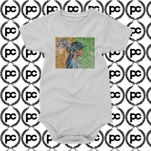 Poetic Justice Janet Jackson Distressed Baby Onesie