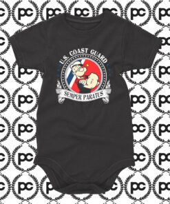 Popeye US Coast Guard Semper Paratus Baby Onesie