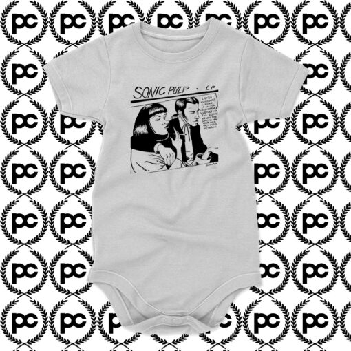 Pulp Fiction Sonic Youth Authentic Baby Onesie