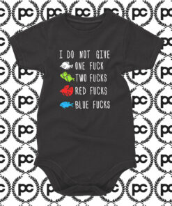 Red Fucks Blue Fucks Baby Onesie