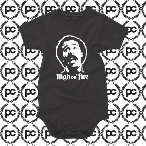 Richard Pryor Comedy High on Fire Baby Onesie