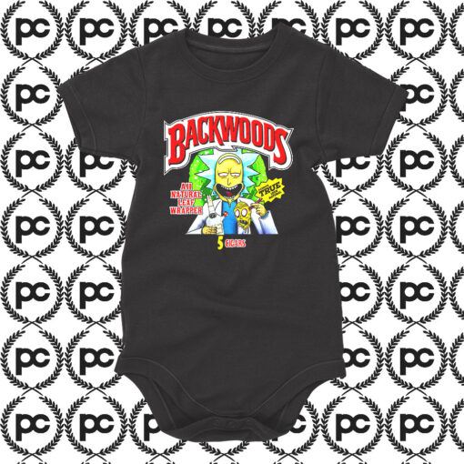 Rick Morty Backwoods All Natural Leaf Baby Onesie