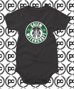 Salem Witch craft Funny Starbucks Baby Onesie