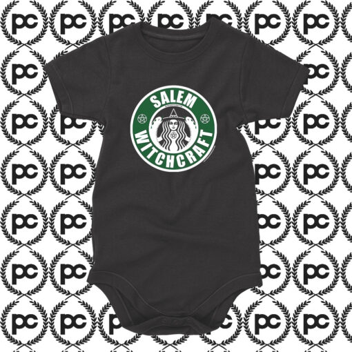 Salem Witch craft Funny Starbucks Baby Onesie