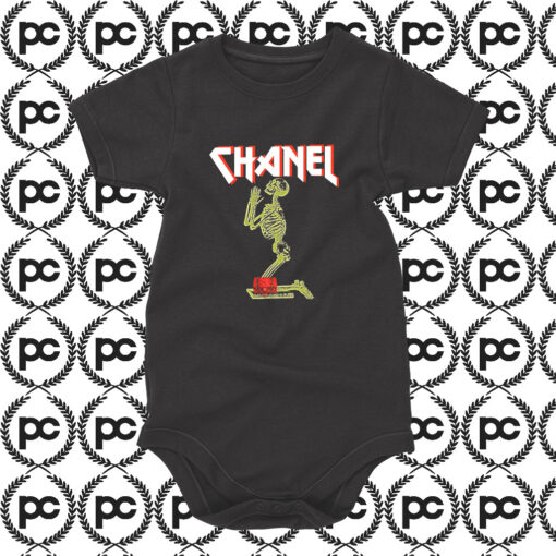 Skeleton Begged For Bag Chanel Baby Onesie