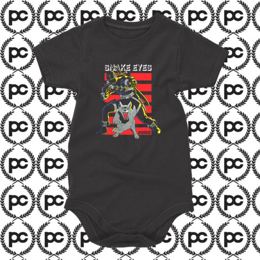 Snake Eyes And Timber GI Joe Baby Onesie